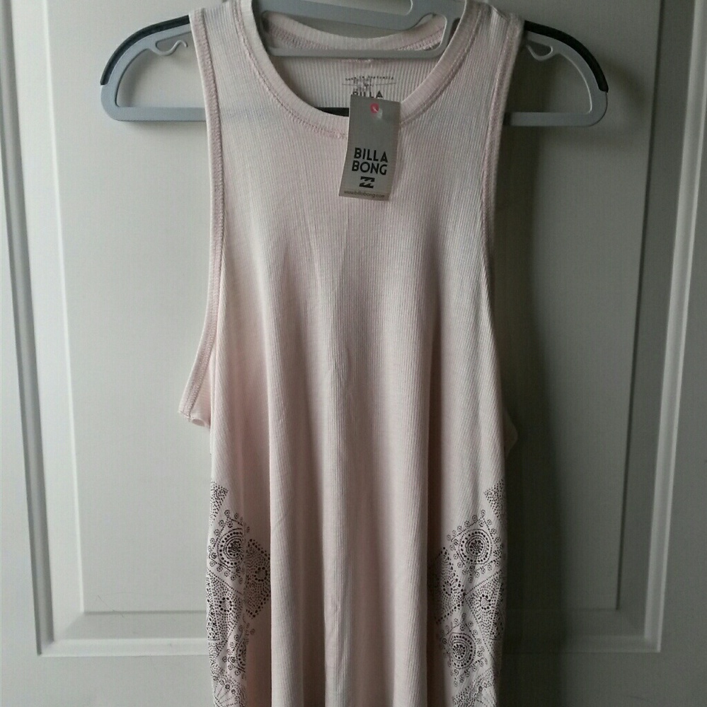 Billa Bong Cream Tank w/ side detail